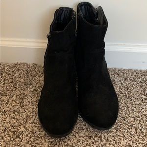 Shoes - Black faux suede booties Shoes - Black faux suede booties